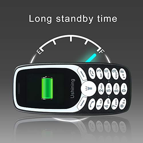 Teléfonos Móviles para Mayores con Teclas Grandes, Ukuu U181 Senior, Fácil de Usar Celular para Ancianos con Dual SIM - Negro [España]