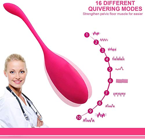 TELEGLO Bolas de Kegel para Mujeres 100% Bolas de Silicona de Primera Calidad Ben WA para Principiantes y avanzados, ejercitador de Kegel para tensar los Ejercicios del Suelo pélvico