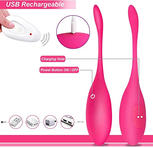TELEGLO Bolas de Kegel para Mujeres 100% Bolas de Silicona de Primera Calidad Ben WA para Principiantes y avanzados, ejercitador de Kegel para tensar los Ejercicios del Suelo pélvico