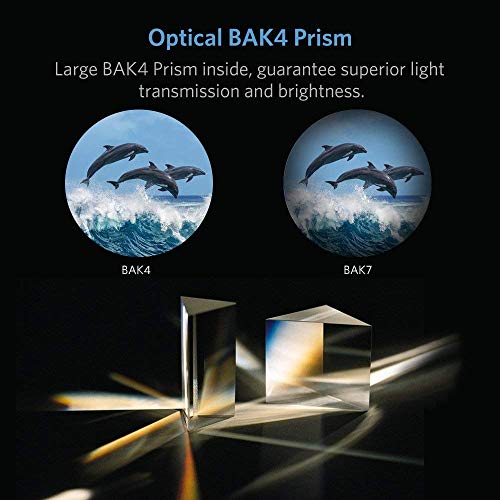 Telescopio Monocular 12 x 50, BETECK HD Zoom Óptico Telescopio Impermeable y a Prueba de Niebla para la observación de pájaros, Turismo, Caza, Acampada y Concierto (12X50)