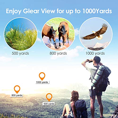 Telescopio monocular de 16 x 52, telescopio de doble enfoque, resistente al agua, con trípode para smartphone para observación de aves al aire libre, caza, senderismo, camping y turismo