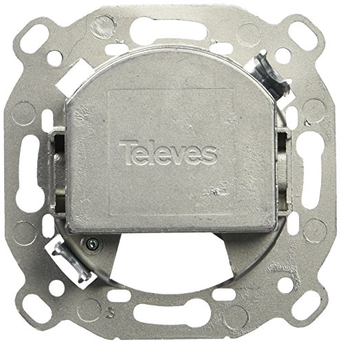 Televes 7304-DI 522610-Toma Terminal tv790/fm-sat 0,6-1,5db+Corriente Continua