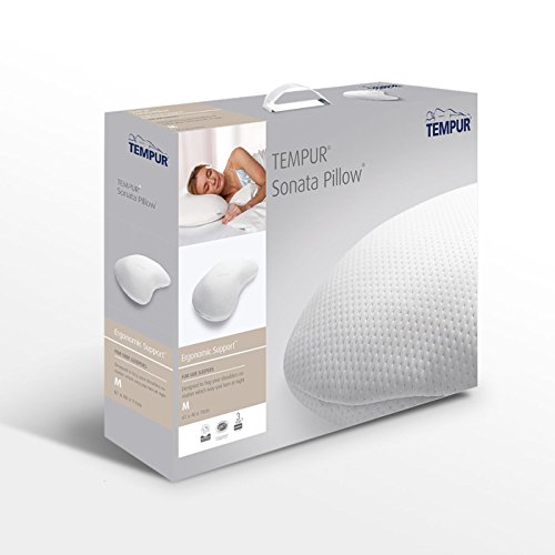 Tempur Sonata - Almohada (talla S), microfibra, beige, medium