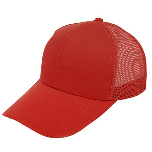 Tendencia Hombres Mujeres Pure Cotton Color Cap Hip En Hop Otoño Gorra Mode De Marca De Béisbol Hip Hop Béisbol 1 CK Algodón Beige M (Color : Brick-Red, Size : One Size)