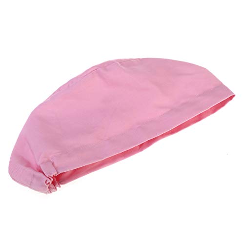 TENDYCOCO 1 Unid Gorro Quirúrgico Unisex Gorro Quirúrgico Algodón Ajustable Quirófano Sombrero Quirófano Doctor Cafor Doctor Enfermera (Rosa)