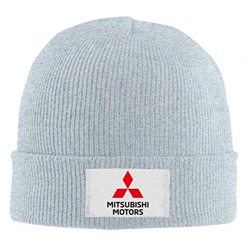 Tengyuntong Mitsu-Bi-Shi Motors Car Logo Soft Skull Caps, Unisex Winner Warm Beanies Sombreros para Hombres/Mujeres