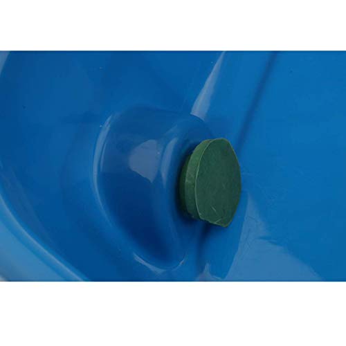 Tenlacum - Lavabo de champú azul para cama de lactancia, bandeja de champú para discapacitados, ancianos, pacientes