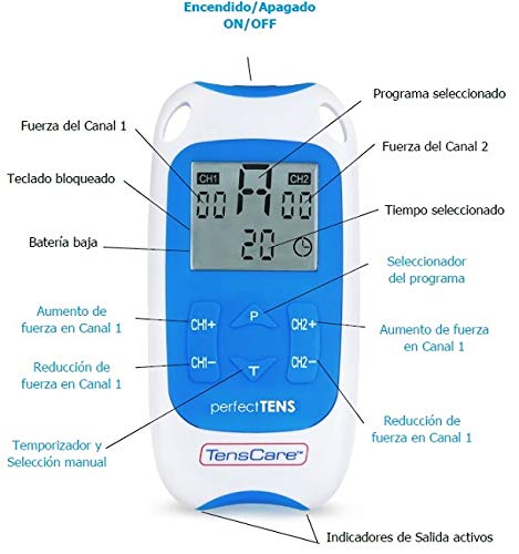 TensCare Perfect Tens+ Calcetines Conductivos- para el dolor de Pirs y la Artritis, Mejora el flujo Sanguíneo que Aumenta la Circulación