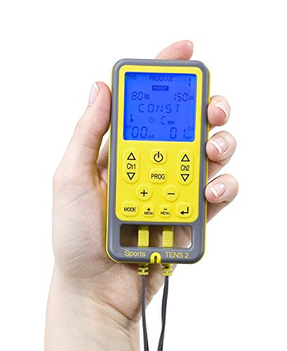 TensCare Sports TENS - Electroestimulador muscular. Programas predeterminados TENS, EMS y para masaje y programas manuales. Alivio del dolor, tonificación y relajación musculares.