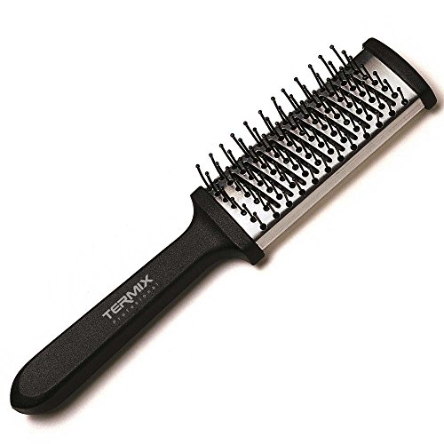 Termix Cepillo térmico plano pequeño- Cepillo profesional plano para desenredar que aporta un efecto ultra liso al cabello- Disponible en dos tamaños.