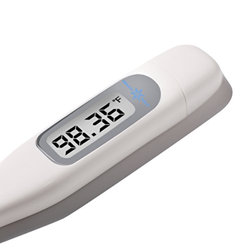 Termómetro basal iSnow-Med 1/100 grado, medida BBT dentro de 60 s, precisión ± 0.09F, C / F conmutable, caja de almacenamiento y tabla de ovulación disponible