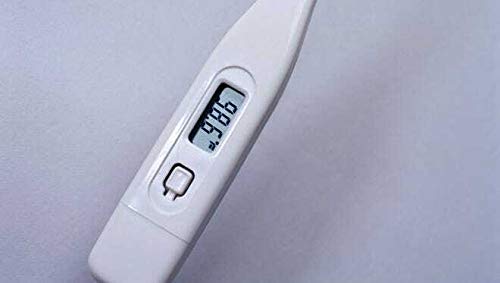 Termómetro electrónico, termómetro doméstico para las axilas orales, adecuado para bebés, niños y adultos, medición de temperatura precisa, rápida y segura.