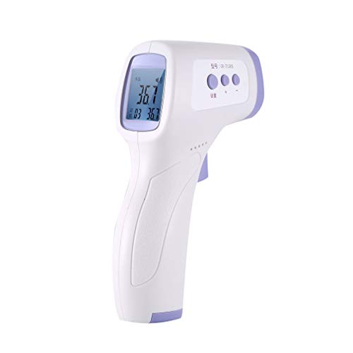 Termómetro frontal, termómetro infrarrojo para medir la fiebre, con pantalla LCD, termómetro digital, lectura instantánea precisa, certificación CE y FDA, para bebés, niños, adultos, leche y objetos