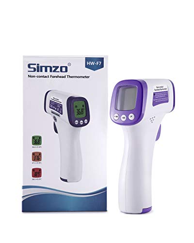 Termómetro infrarrojo, termómetro sin contacto con lectura instantánea, pantalla LCD para adultos, niños y bebés