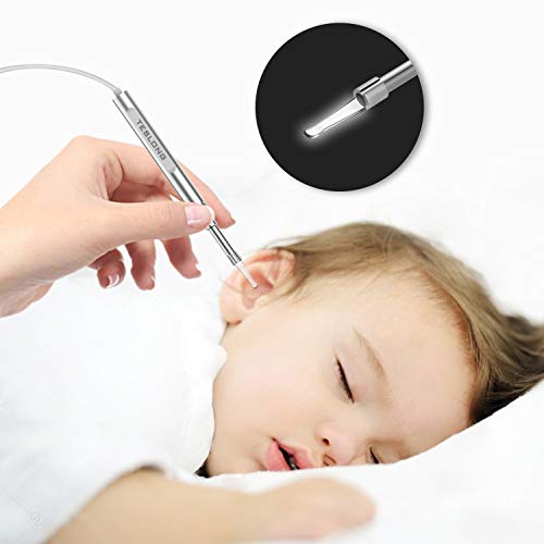 Teslong - Otoscopio USB, 4,3 mm, cámara de inspección con 6 luces LED, para Samsung, LG, Sony, Android, Mac y PC
