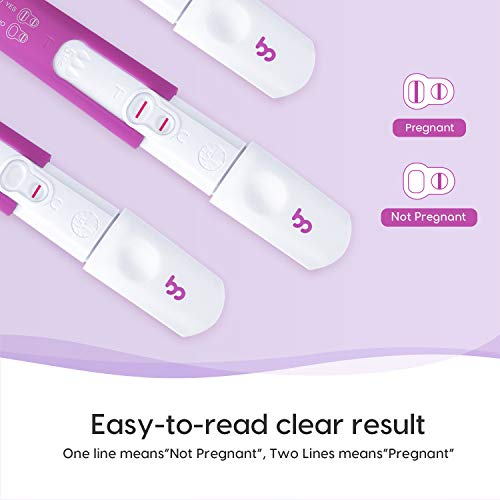 Test de embarazo 3 Pruebas - Femometer Prueba de Embarazo Resultado Rápido Formato Económico,12.5mIU / ml