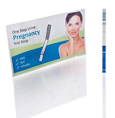 Test de embarazo hCG (test temprano) 10 mUI/ml de un solo paso – 50 tiras de test