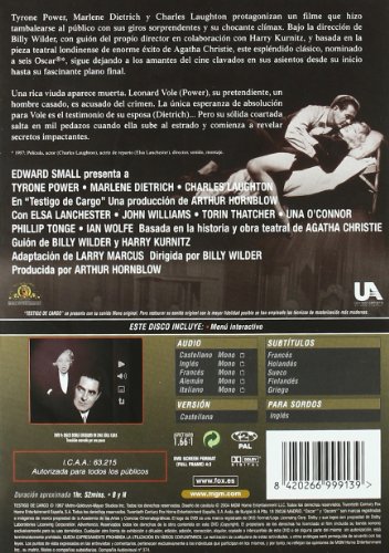 Testigo De Cargo [DVD]