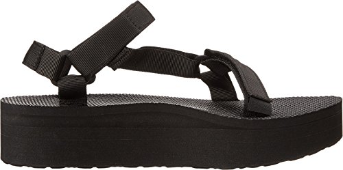 Teva Original Universal Flatform W's, Sandalias de Plataforma para Mujer, Negro (Black), 37 EU