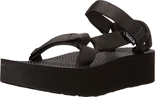 Teva Original Universal Flatform W's, Sandalias de Plataforma para Mujer, Negro (Black), 37 EU