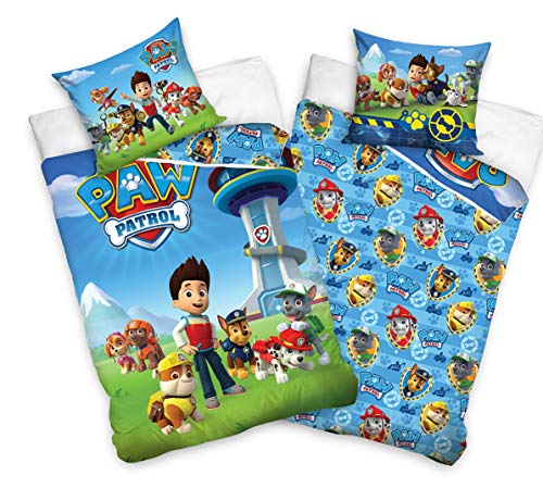 Tex idea 195009 - Juego de cama reversible (135 x 200 cm, 80 x 80 cm, 100% algodón, linón)