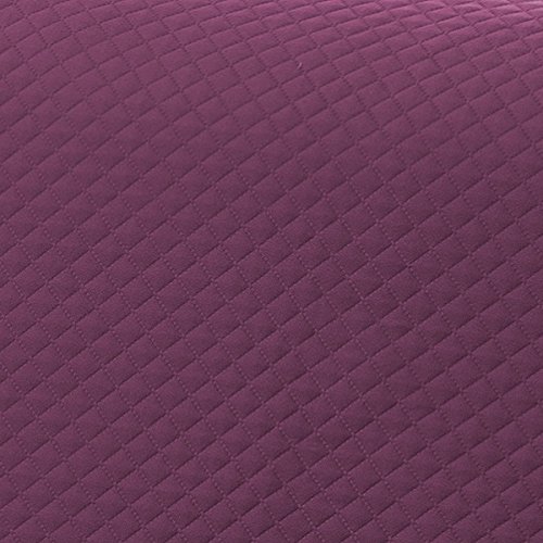 Textilhome - Funda Cubre Sofá Chaise Longue Adele, Protector para Sofás Acolchado Brazo Izquierdo. Tamaño -240cm. Color Malva (Visto DE Frente)