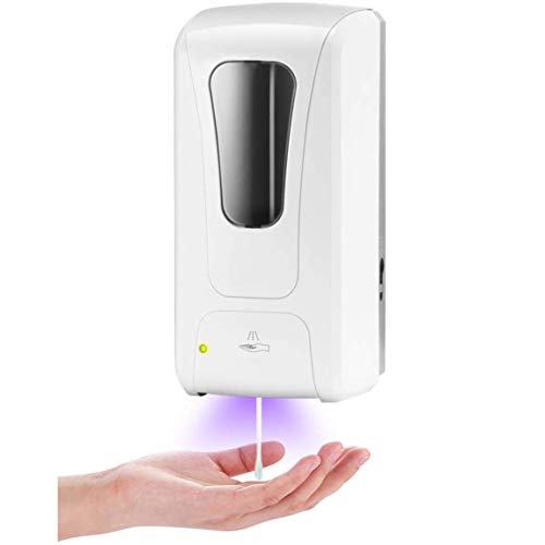 TGB 1200 ML Dispensador de Jabon Automatico con Sensor de Movimiento Inteligente Alta Capacidad Depóstito Anclaje de Pared Fácil Inalámbrico Pilas C