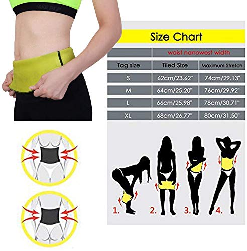 Tgbyhnujm Cinturón Moldeador de Cintura, Cinchers de Cintura para Entrenamiento, Cinturón Adelgazante de Neopreno, Fajas de Control de Abdomen, Entrenador Abdominal, Talla S, XL