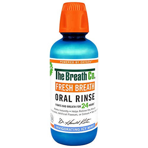 The Breath Co Fresco Respiración Oral Enjuague - 500 ml, Icy Menta