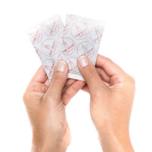 THE HEAT COMPANY Calentadores Manos - Extra CÁLIDO - Calienta Bolsillos - 12 Horas de Manos Calientes - Calor instantáneo - Activado por Aire - Puro Natural - 10 Pares