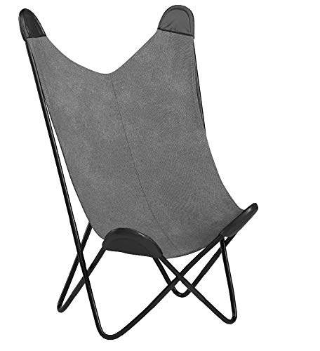 The Home Deco Factory Butterfly - Sillón de Mariposa, algodón, Multicolor, 70 x 77 x 101 cm