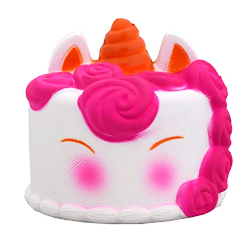 The Legendary Life Kids Squishies: Slow Rising Jumbo Kawaii Creamy Scent White Unicorn Mousse Cake Squishy Toy for Parties Stress ADHD Add Anxiety Autism Complimentary Magical Unicorn Children EBook