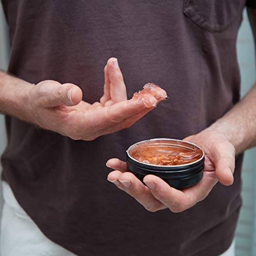 The London Grooming Company Pomada para Hombres – Fijación Fuerte, Producto de Cabello Basado en Agua – 100 ml / 3,4 oz fl – Aroma de Madera de Laúd Árabe