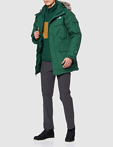 The North Face McMurdo - Chaqueta Impermeable, Hombre, Verde (Night Green), S