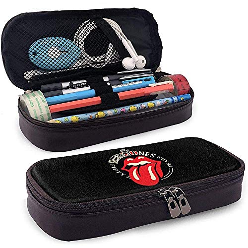 The Rolling Stones Estuche para lápices Bolso para bolígrafo Bolso para maquillaje Bolsa para escuela Office College