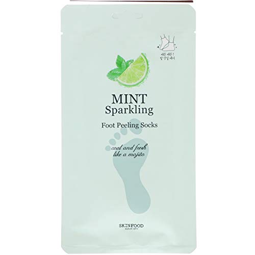 The Skinfood Mint Sparkling Foot Peeling Socks
