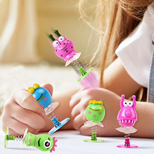 THE TWIDDLERS Juguetes Monstruos Saltarines - Paquete de 36 Juguetes de Resorte - Ideales Regalos de Fiesta Cumpleaños - Piñata - Premios o Detalles de Navidad