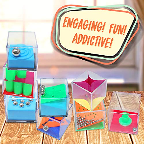 THE TWIDDLERS Mini Juegos Rompecabezas - Set de 28 Puzzles - Juegos con Niveles Diferentes Regalos de Fiesta Cumpleaños - Detalles Sorpresa - para Adultos o Niños