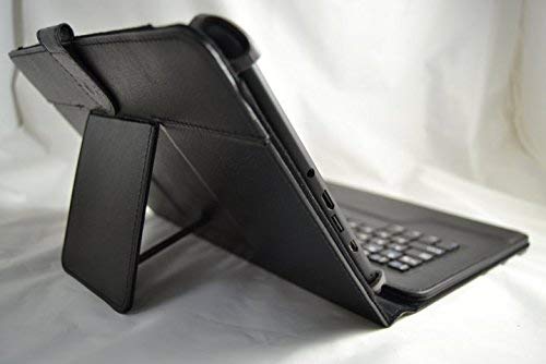 Theoutlettablet® Funda con Teclado Bluetooth Extraíble para Tablet LNMBBS 3G Tablet de 10.1 Pulgadas HD Color Negro