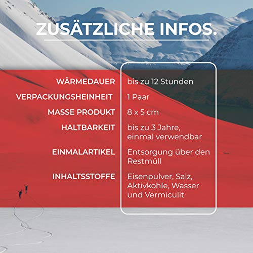 Thermopad Handwärmer - Calentadores de Mano, Color Beige, Talla 10 Pairs