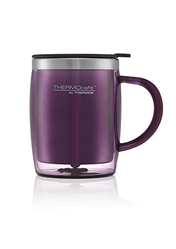 THERMOS 187097 - Taza de café térmica, 0,45 l, Color Morado