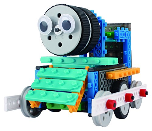 Think Gizmos Equipo de construcción para niños – Ingenious Machines a Control Remoto Kit de Construcción de Juguete (Robot Pato, Maquina de Fuego, Tren y Robot Esquiador)