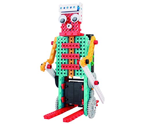Think Gizmos Equipo de construcción para niños – Ingenious Machines a Control Remoto Kit de Construcción de Juguete (Robot Pato, Maquina de Fuego, Tren y Robot Esquiador)