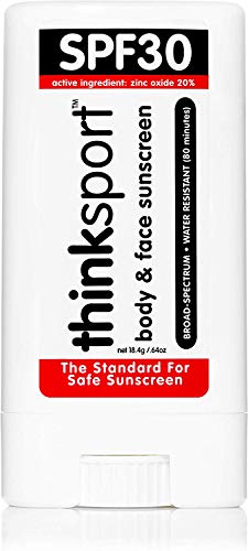 Thinksport - Cara & cuerpo SPF de protección solar Stick 30 - 0.64 oz.