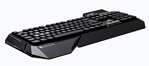 Thunder X3 TK15- Teclado gaming de membrana- ( Retroiluminación LED,Respuesta ultra rápida, capacidad, antighosting, USB Oro, Resistencia fluidos) Color Negro