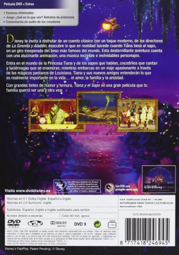 Tiana y el sapo [DVD]