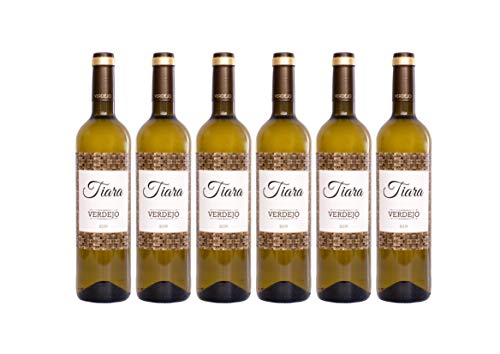 Tiara 100% Verdejo. Vino Blanco. Vino de la Tierra de Castilla y León. Rueda. Pack 6 botellas
