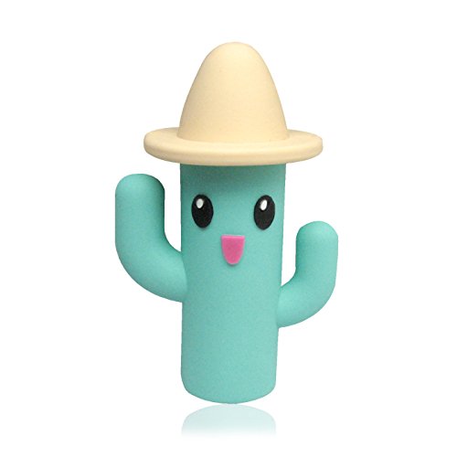 Tienda 818 no1860002 USB Stick Cactus planze Muñeco Sombrero 3D Color Azul Claro Azul Turquesa 32 GB