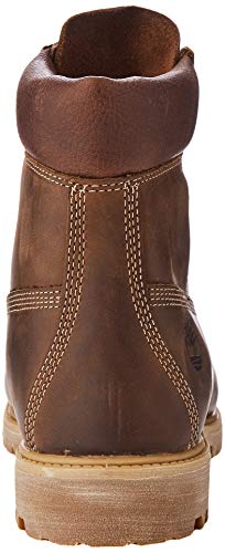 Timberland Heritage 6 Inch Premium Waterproof, Botas para Hombress, Marrón (Md Brown Full Grain), 44 EU