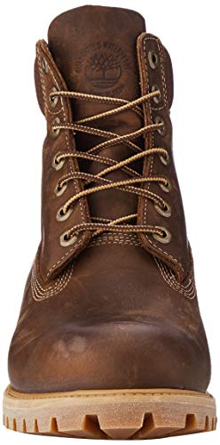 Timberland Heritage 6 Inch Premium Waterproof, Botas para Hombress, Marrón (Md Brown Full Grain), 44 EU
